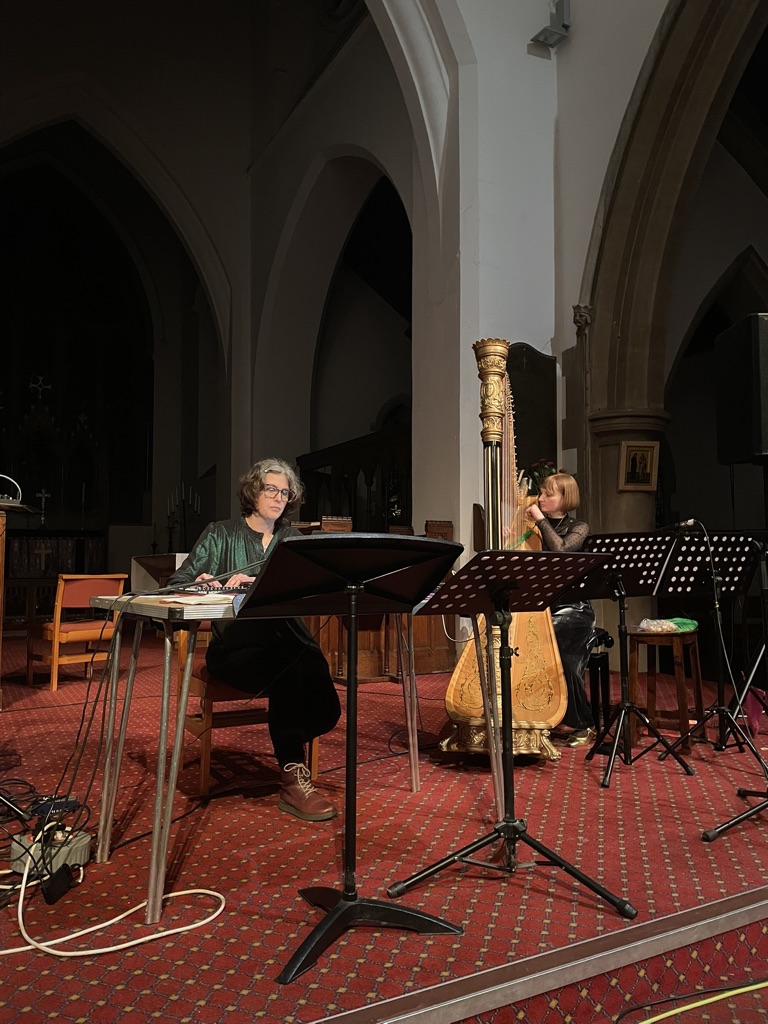 Performance of new music for Welsh harp